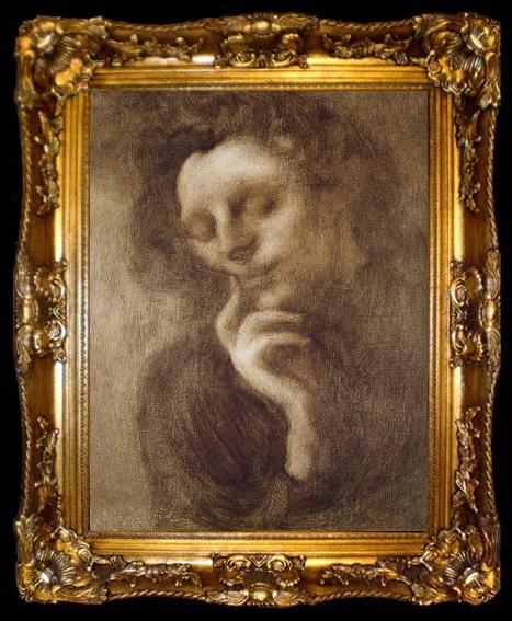 framed  Eugene Carriere La Tendresse, ta009-2